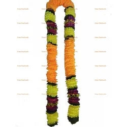 Yellow & Orange Artificial Marigold Flower Garland(10 Strings)