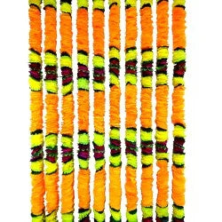 Yellow & Orange Artificial Marigold Flower Garland(10 Strings)