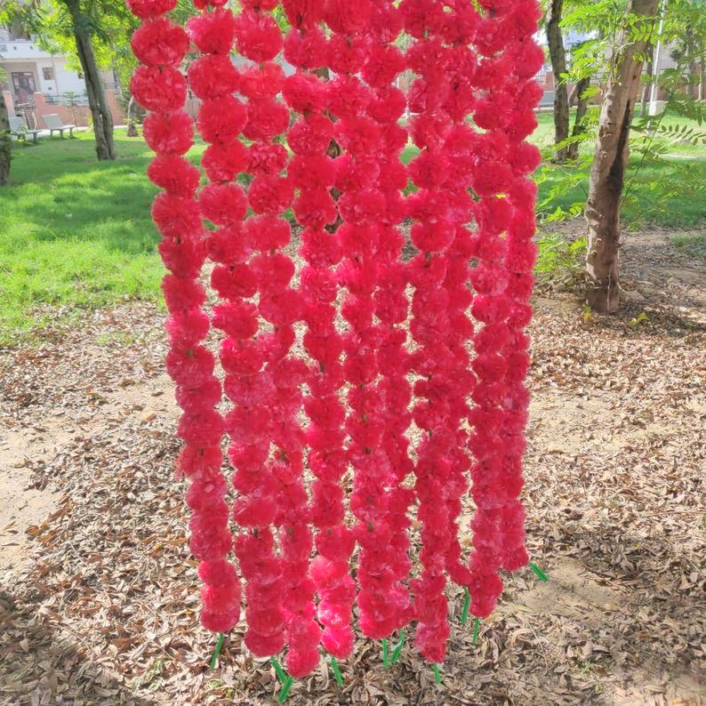 Assorted Artificial marigold flower Garland - 1400 strings