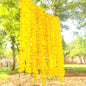 Yellow Artificial Flower Marigold Garland - 20 Strings