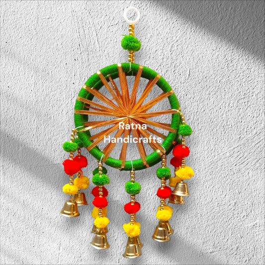 Pack of 5 Indian dream catchers - Multicolor