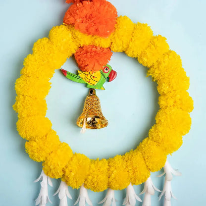 Marigold Parrot Ring Hanging - 2 pieces