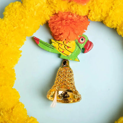 Marigold Parrot Ring Hanging - 2 pieces