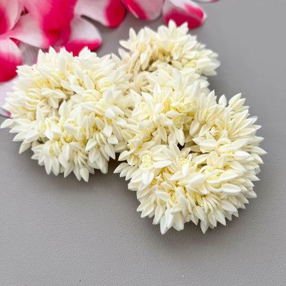 Pack of 10 Jasmine Gajra, Scrunchie Gajra Bracelet, Hand Gajra, Hair Gajra, Hair Accesories, Mogra Gajra, Elastic Gajra